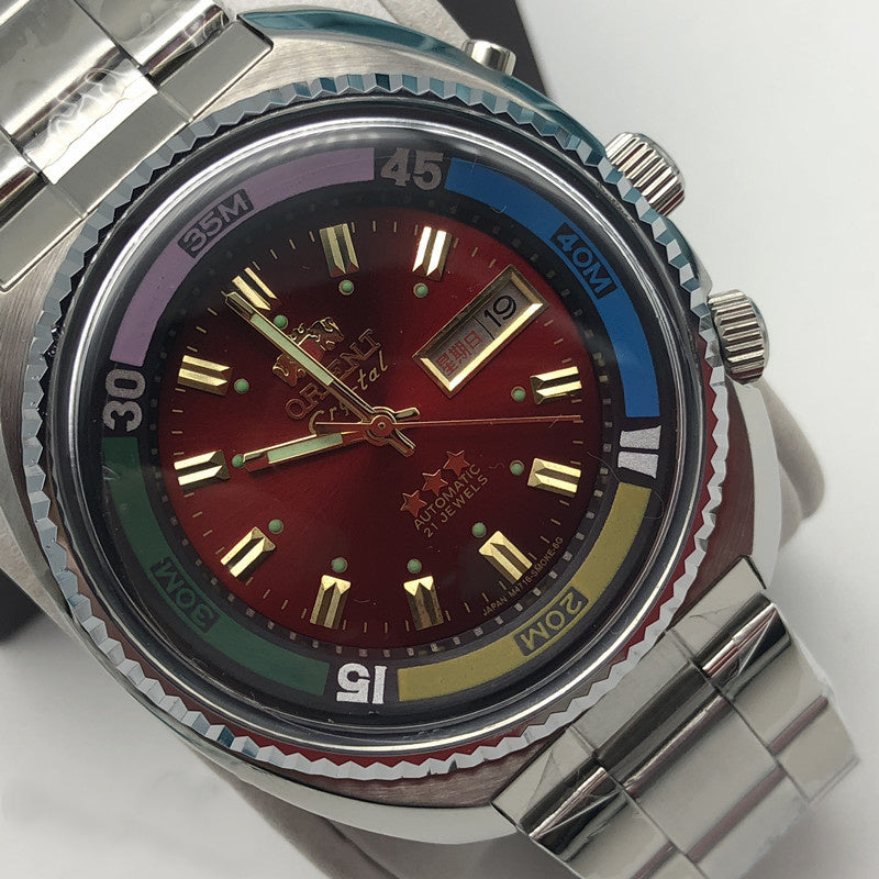Orient Crystal: pro diver watch 3 star 21 crystal automatic movement
