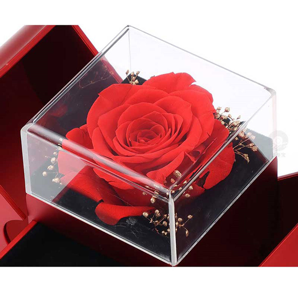 Gift Box For Her , with beautiful gold plated necklace w/ infinity pendant with cubic zirconia stones… and a message!!