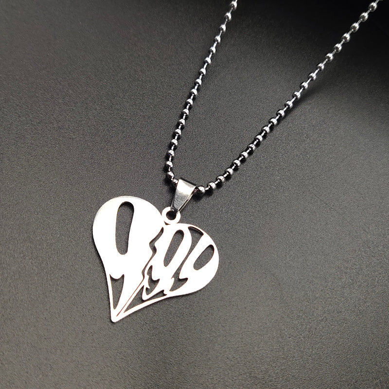INSANITY999 pendant w/ bead chain