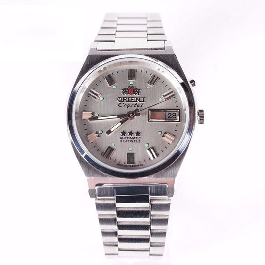 Oreint Crystal: classic 3 star 21 jewel automatic movement