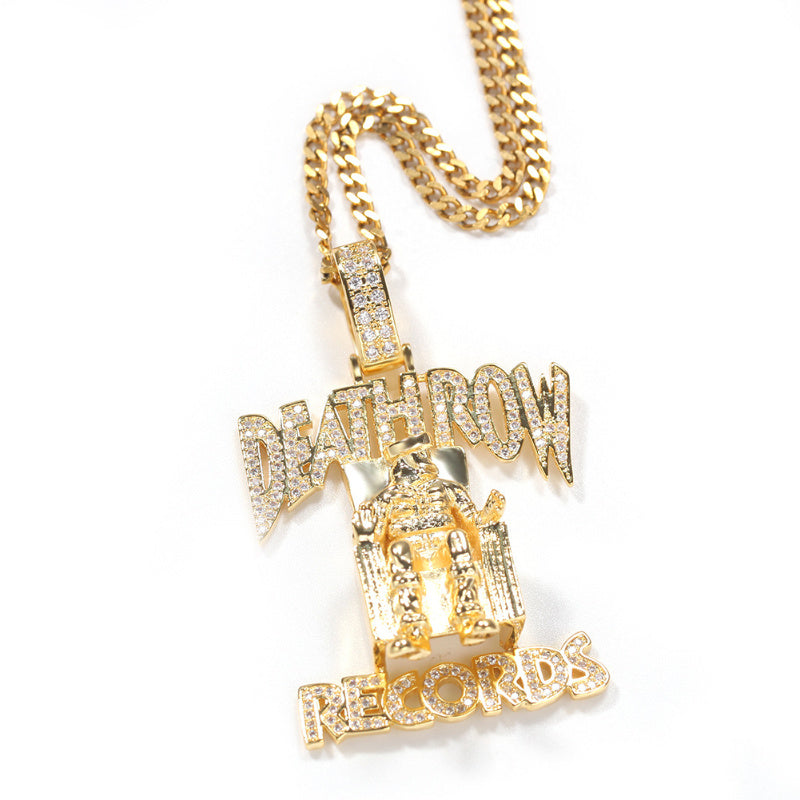 “The end of my necklace, says dope house records!”