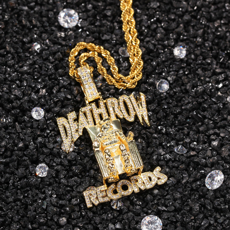 “The end of my necklace, says dope house records!”