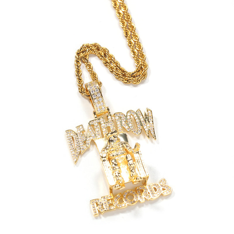 “The end of my necklace, says dope house records!”